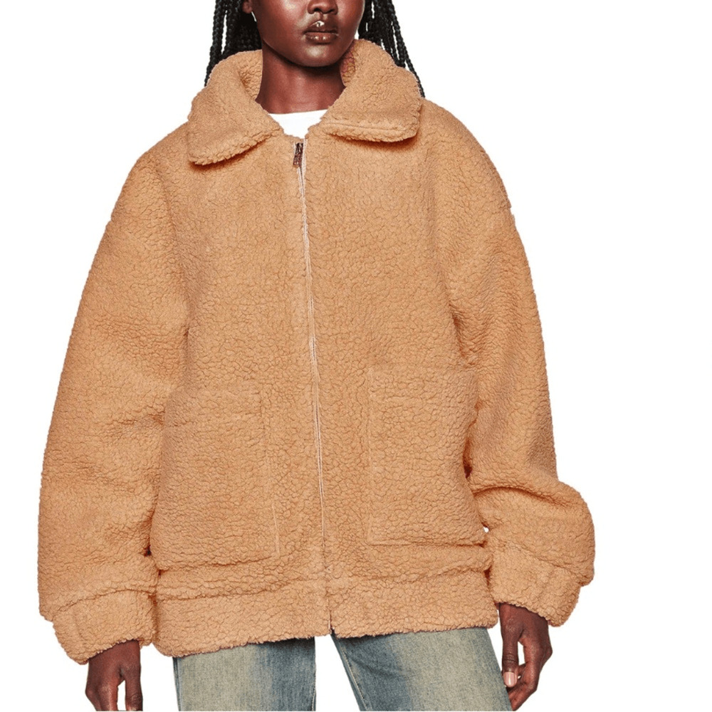 NEW! I AM GIA Pixie Cozy Tan Sherpa Jacket